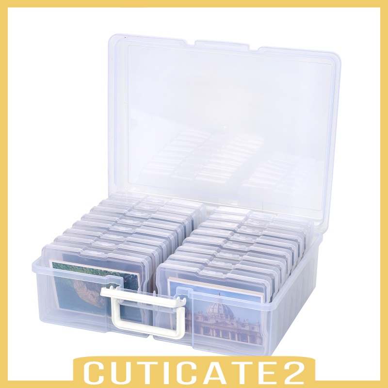 [CUTICATE2] กล่องเก็บรูปภาพ 4x6 นิ้ว สีขาว