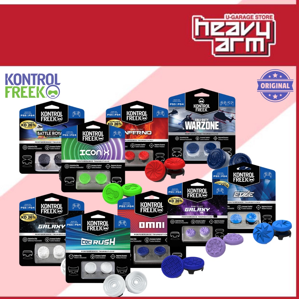Kontrolfreek Performance Thumbstick Kontrol Freek PS5 Thumbstick PS4 Thumb Grip Rubber Cap (อย่างเป็นทางการ) * *