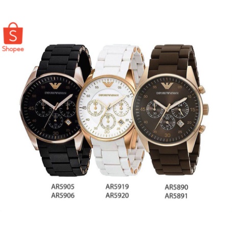 นาฬิกาคู่ Emporio Armani ของแท้100% AR5905 AR5906 AR5919 AR5920 AR5890 AR5891