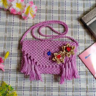 ✨พร้อมส่ง✨ กระเป๋าสาน กระเป๋าเชือกถัก