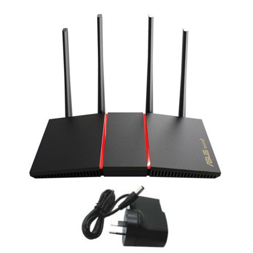 ASUS RT-AX55 AX1800 Router Wireless Dual Band WiFi 6 (802.11ax)