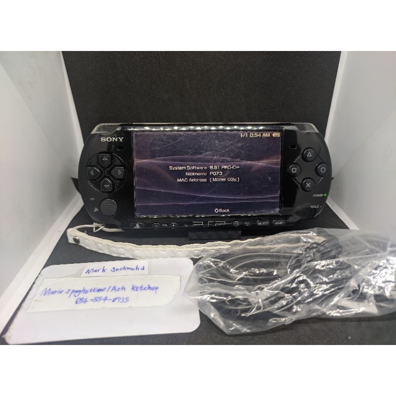 PSP 3000 แปลงเล่นผ่านเมม 32gb