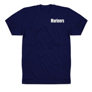 เสื้อยืดสีกรมท่าลาย Marines ผ้าคอตตอน (Cotton) 100%