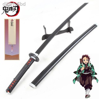 🔥#มีของพร้อมส่ง Anime Demon Slayer Cosplay ดาบฆ่าอสูร ดาบพิฆาตอสูร  ดาบพิฆาตอสูร ดาบไม้ Kimetsu no Yaiba  : 80cm