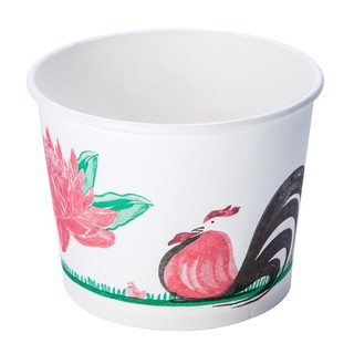 ถ้วยกระดาษขาว 520 มล. ลายไก่ 500ใบ/ลัง FEST PL005 520ml white paper cup with 500 designs of chicken / FEST PL005