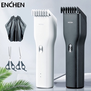 ENCHEN Boost Electric Hair Clipper Professional Cordless Fast Charging Ceramic Haircut Machine Hair Trimmer For Men Children