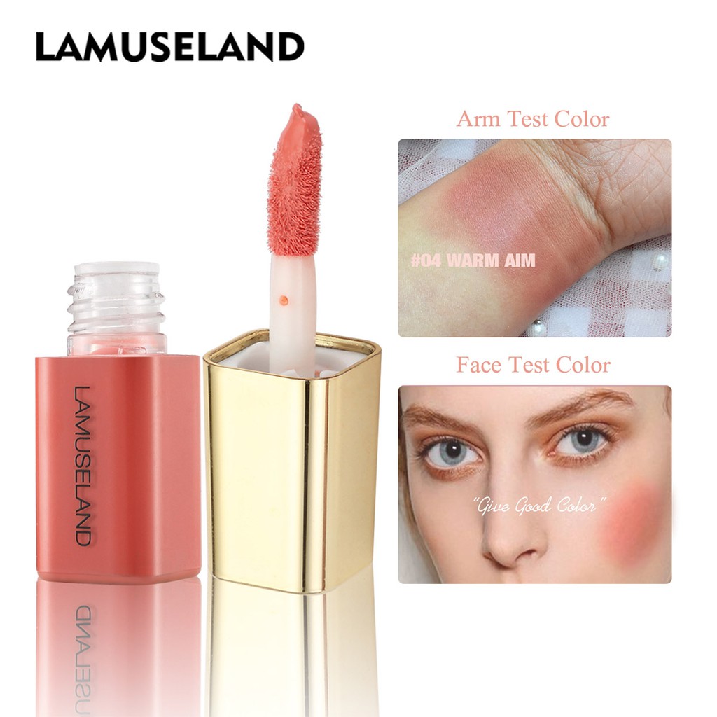 Lamuseland เครื่อง ลิปกลอส คอนซีลเลอร์ บลัชออน อายแชโดว์ มีให้เลือก 12 สี #8