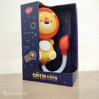 💰Tangtemtoys💰ฝักบัวสิงโตหรรษา รุ่นใส่ถ่าน  ของเล่นอาบน้ำ ของเล่นในน้ำ