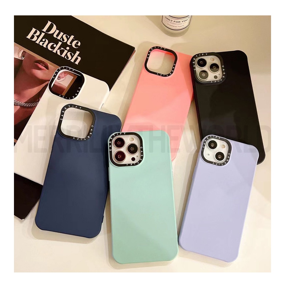 CaseTify Silicone เคสซิลิโคนกำมะหยี่ กำมะหยี่ ip11-13