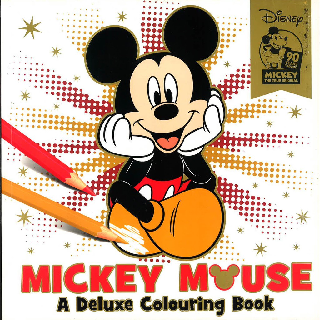 (BX) *Coloring Deluxe Disney: Disney Classics Mickey Mouse: Mickey Mouse A Deluxe Coouring Book (ISB