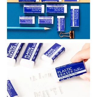 ยางลบดินสอ 2B ยางลบ Plastic eraser 1กล่อง มี 30 ชิ้น