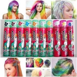 💒สเปรย์ เปลี่ยน สีผม ชั่วคราว แคริ่ง Caring Seen Hair Color Spray สเปรย์เปลี่ยนสีผม ทำสี แบบง่ายๆ ล้างออกง่าย ทำสี ย้อม