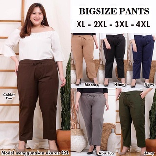 Y6 6413 กางเกงขายาวลําลองสําหรับสตรีชาวมุสลิม XL XXL XXXL XXXXL 2XL 4XL 3XL ขนาดใหญ่ 4XL 4L 4L 2L XL4 XL4