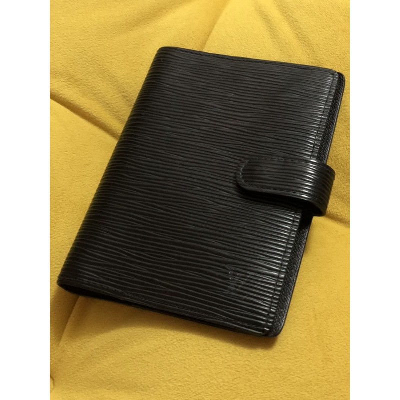 SMALL RING AGENDA COVER LV AGENDA EPI PM NOIR