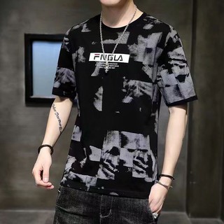 เสื้อยืด แขนสั้นผู้ชายเสื้อยืดคอกลม(T06)