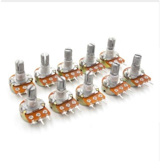 1pcs  WH148 B1K B2K B1K B10K B20K B50K B100K B250K B500K B1M Linear Potentiometer