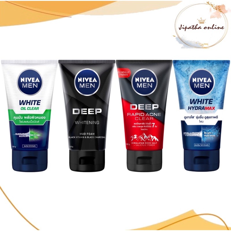 Nivea Men Foam นีเวีย เมน โฟม โฟมล้างหน้า โฟมล้างหน้าสำหรับผู้ชาย | Shopee  Thailand