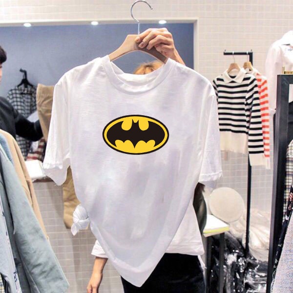 BK-450-SHORT เสื้อยืดแขนสั้นพร้อมส่ง 7สี ลายการ์ตูน ขายดีตามเทรนต์ ลายน่ารัก สีสันสดใส่น่ารัก ใส่ได้ทั้งหญิงและชาย