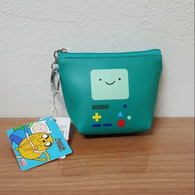กระเป๋าสตางค์ใส่เหรียญสีเขียว Adventure time