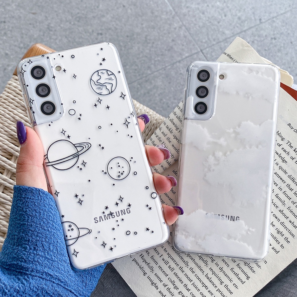 Star Space สําหรับ Samsung Galaxy S25 S24 S23FE S22 S23 Ultra Plus A05 A06 ฝาหลัง Samsung A15 A16 A25 A35 A55 A56 กันกระแทกนุ่ม