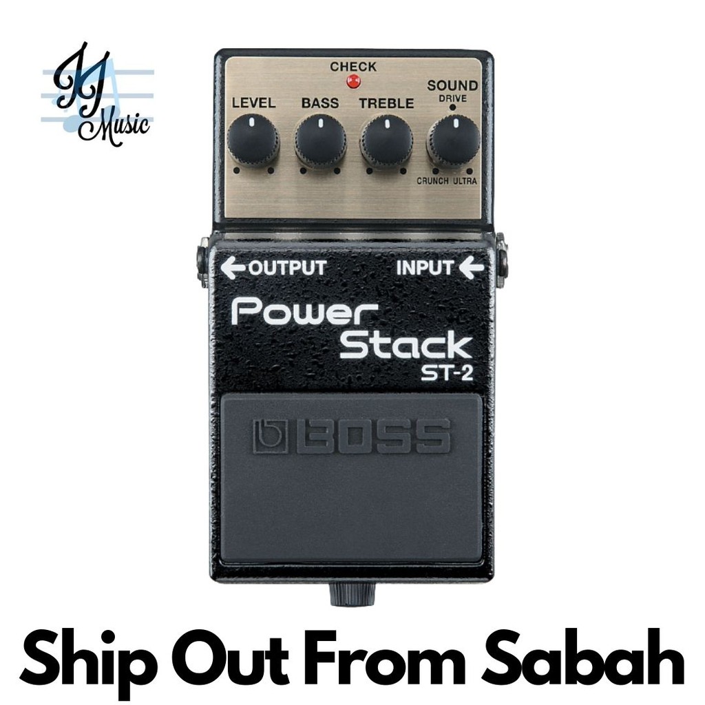 Boss ST-2, Power Stack Overdrive Guitar Effects Pedal (ST2)
