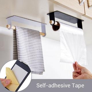 Self-adhesive Kitchen Bathroom Towel Hanging Rack Tissue Holder