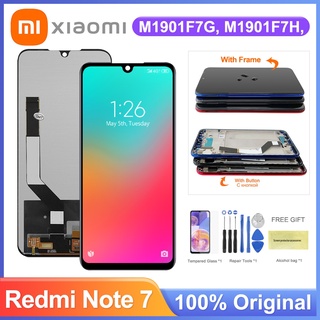 หน้าจอแสดงผลดิจิทัล LCD พร้อมกรอบ สําหรับ Xiaomi Redmi Note 7 Note 7 Pro M1901F7G M1901F7S