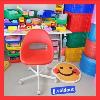 ราคา💜 เก้าอี้ทำงาน 💙 LOBERGET ลูเบเรียต / BLYSKÄR เก้าอี้เสริมสวย ELDBERGET เก้าอี้สีขาว เก้าอี้อิเกีย IKEA เบาะรองนั่ง