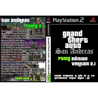 GTA San Andreas PTMG Edition v2.1 แผ่นเกมส์ PS2