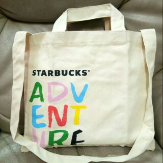 Starbucks กระเป๋าผ้าลาย Adventure ปี 2018