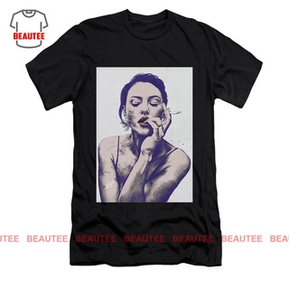 TSHIRTฝ้ายเสื้อยืด พิมพ์ลาย Monica Bellucci pop arts-5xl