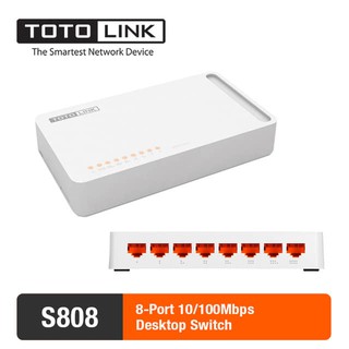 TOTOLINK S808 8-Port 10/100Mbps Desktop Switch