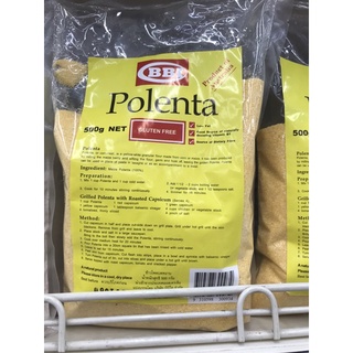 Lowan Polenta 500g.แป้งข้าวโพดบดหยาบ  พร้อมส่ง