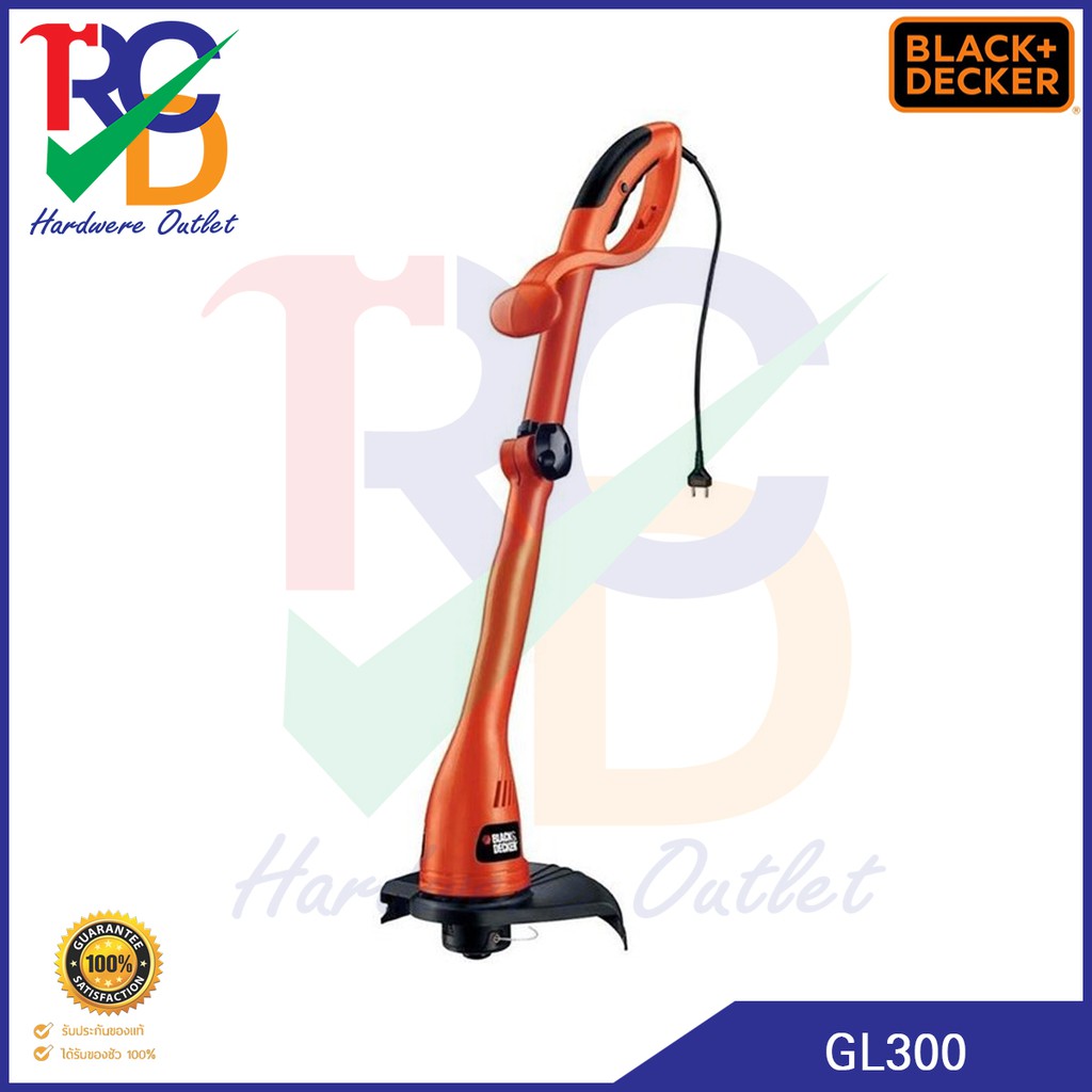 BLACK&DECKER เครื่องเล็มหญ้า ขนาด 23ซม. รุ่น GL300