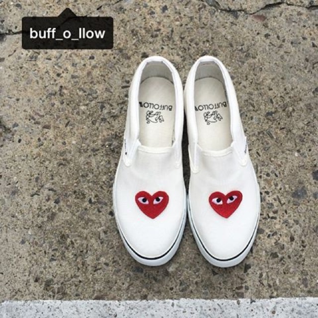 Comme slip on shoes