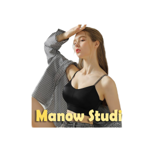 บราสายเดี่ยว เสื้อกล้าม สายเดี่ยว บราสายเดี่ยวแบบสวม ตัวสั้น 8882# Manow.studio