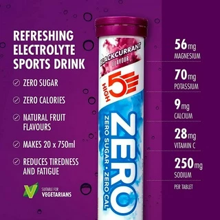 High5 Zero Hydration Tablet : เม็ดฟู่เกลือแร่ ( Electrolyte)สำหรับออกกำลังกาย