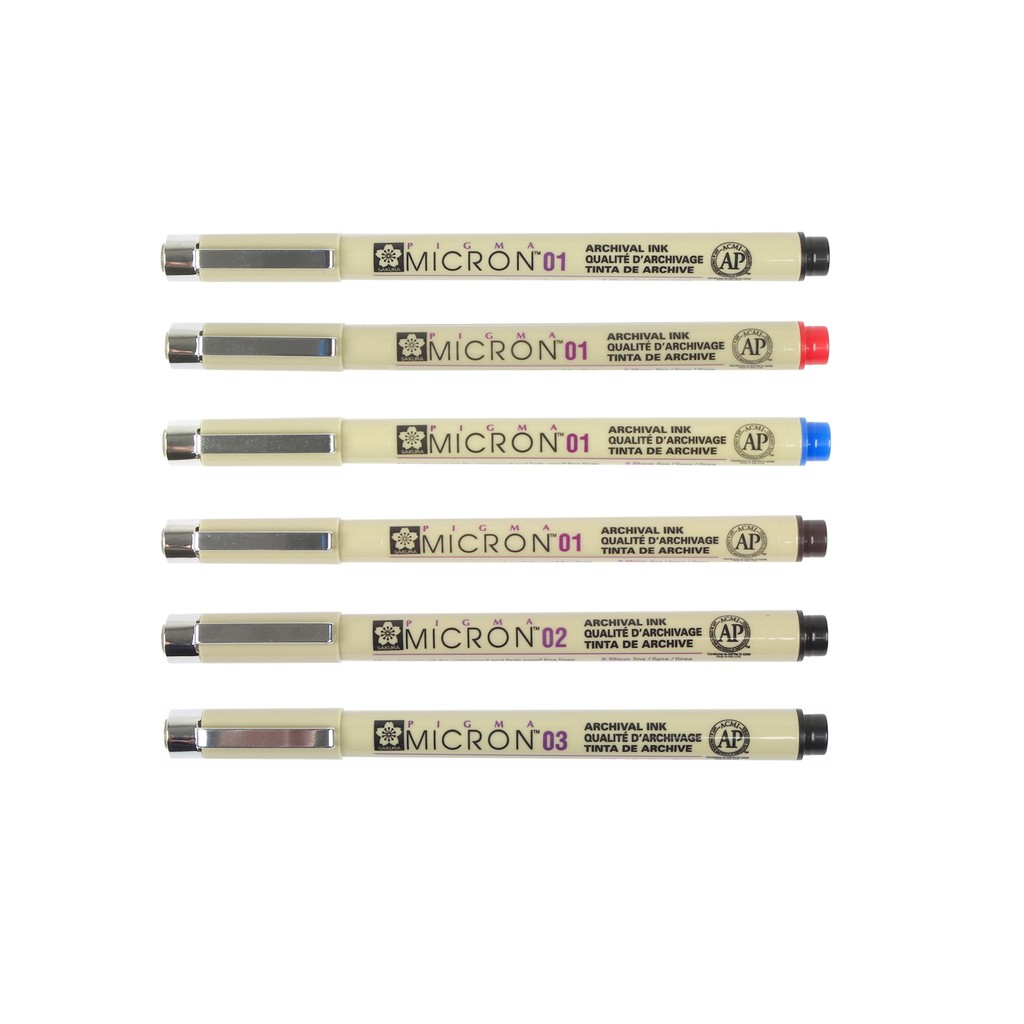 SAKURA/Sipa Pigma Micron Graphic Design Pen Finliner 003 005 01 02 03 04 05  08