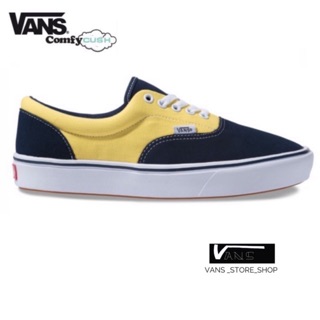 VANS ERA DRESS BLUES ASPEN GOLD COMFYCUSH SNEAKERS น้ำหนักเบา สินค้ามีประกันแท้