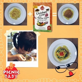 Picnic Baby อาหารเด็กพร้อมทาน อาหารเสริมสำหรับเด็ก 6M+ 10M+ 12M+