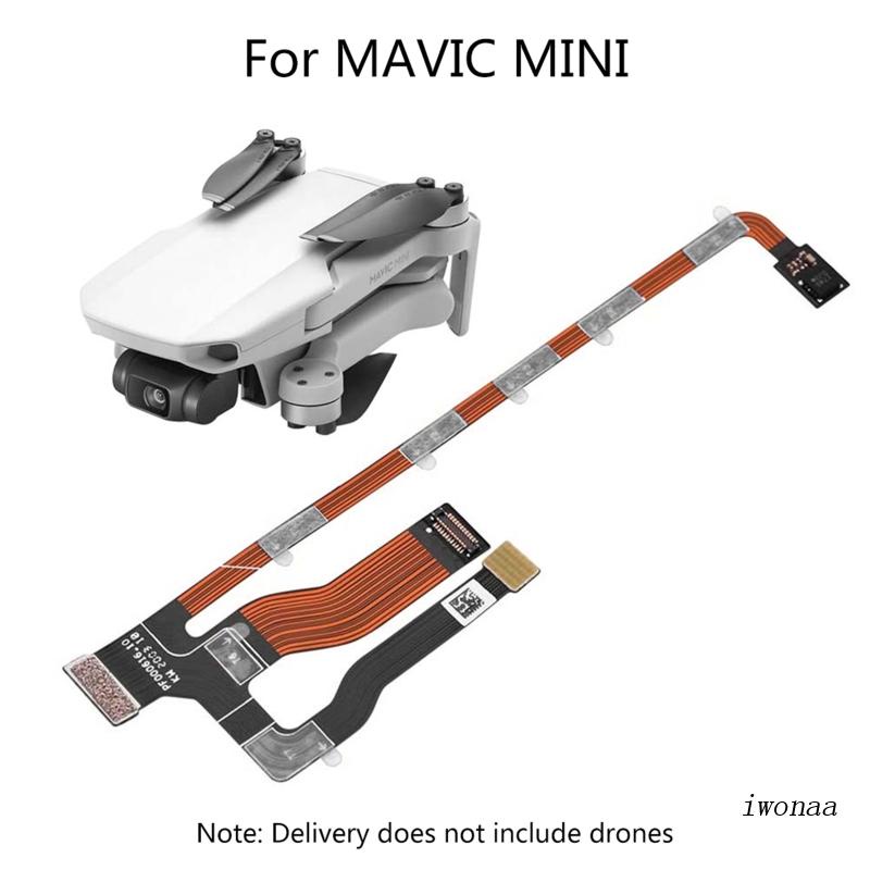 Iwo สายเคเบิลเฟล็กซ์สัญญาณ PTZ แบบแบน สําหรับ DJI Mavic Mini