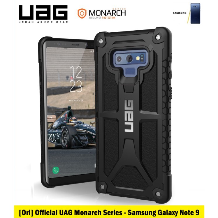 Uag Monarch Series อย่างเป็นทางการ สําหรับ Samsung Galaxy Note 9 (สีดํา)