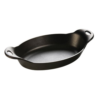 Lodge Cast Iron Oval Serving Dish กระทะวงรีสองหู 1.06 ลิตร, 31.9x17.63 cm