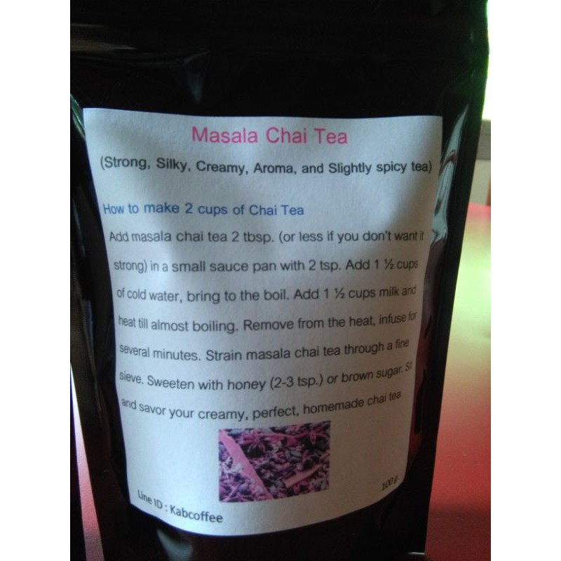 ชาอินเดีย (Masala chai tea)