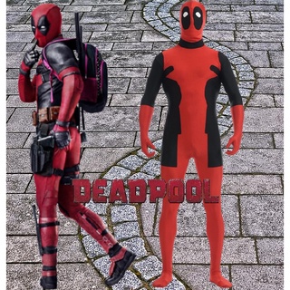 cp84.1 ชุดเดดพูล ชุดDeadpool ฮีโร่สุดเกรียน ความสูง 165-175 cm.(ใส่ได้ทั้งชายและหญิง)