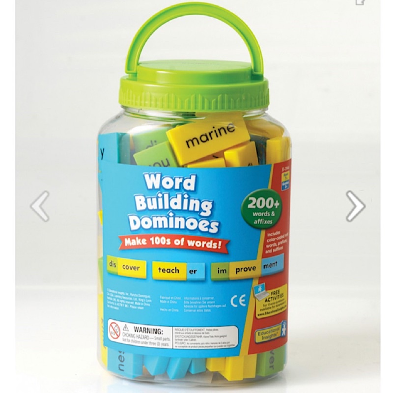 Word Building dominoes