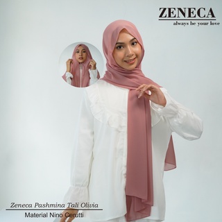 Zeneca ผ้าคลุมหน้า Pashmina Veil 2021 วัสดุ Nino Cerutti ขนาดจัมโบ้ คุณภาพพรีเมี่ยม 2021