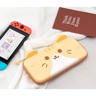 กระเป๋าเคสSwitch OLED ลายแมวสีส้ม, สีเทา