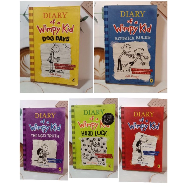 รวมปก Diary of a Wimpy kid (ปกอ่อนมือสอง)-AJ3/3