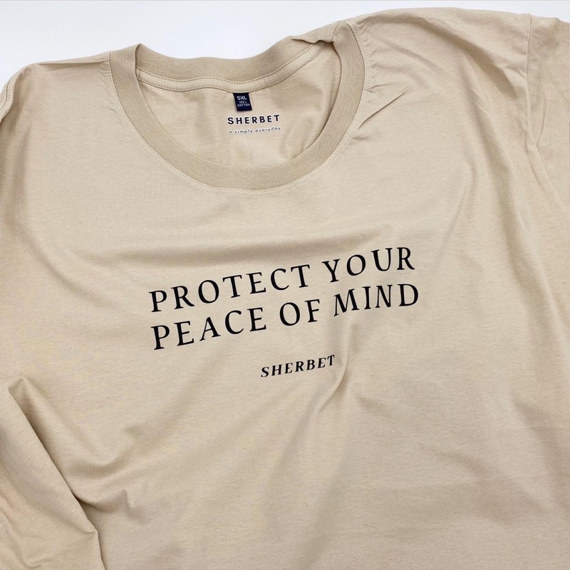 sherbettee|เสื้อยืดลาย peace of mind